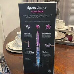 Dyson air wrap complete never used